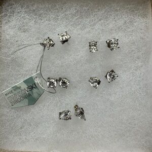 Swarovski Set of Stud Earrings